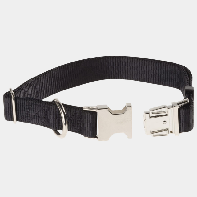 Nylon collar 35 mm x 50 cm, hundhalsband 35-50 cm - Koppel & Sele