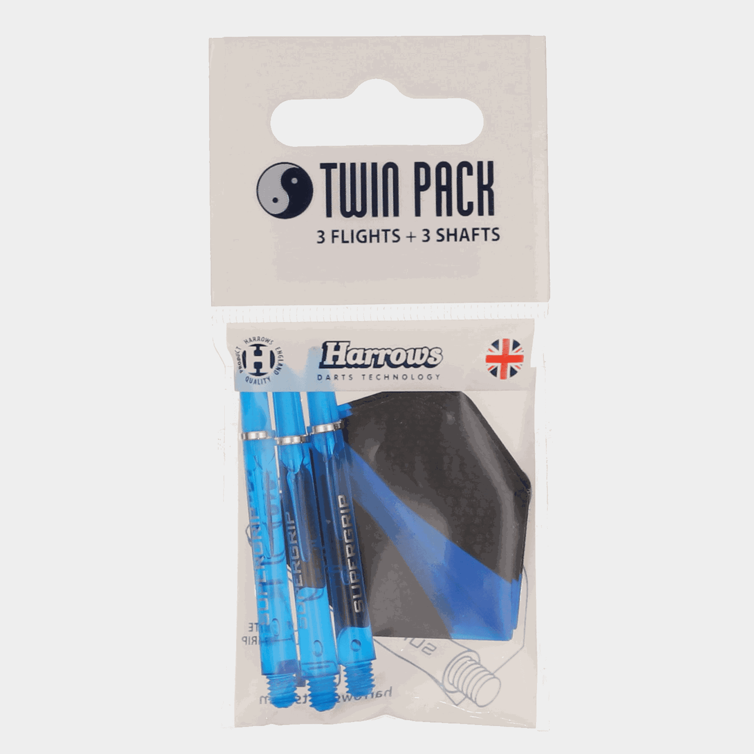 Flights & Shafts Twin Pack, tillbehör till dartpilar - full image 3