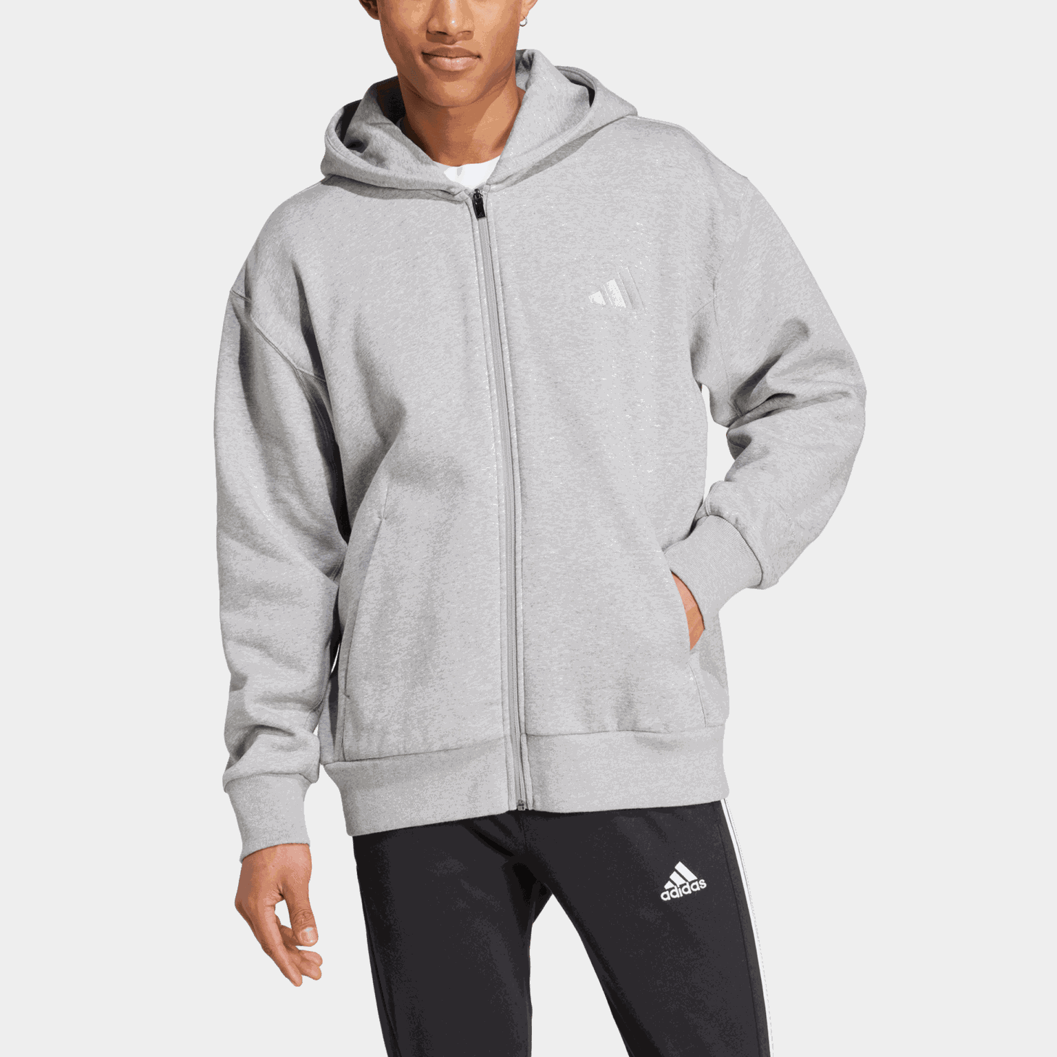 ALL SZN Fleece Full-Zip Hoodie, huvjacka, herr - full image 4