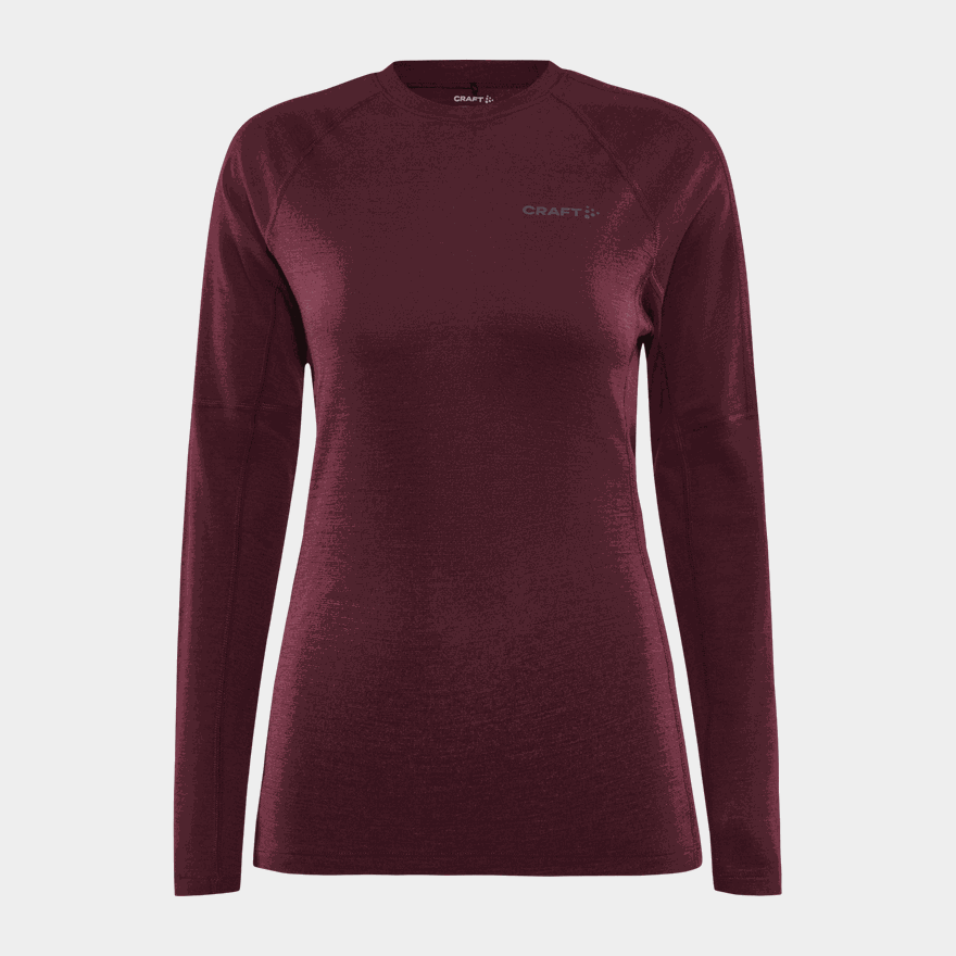Adv Wool Merino Rn Ls W-61, superunderkläder, dam - full image 2