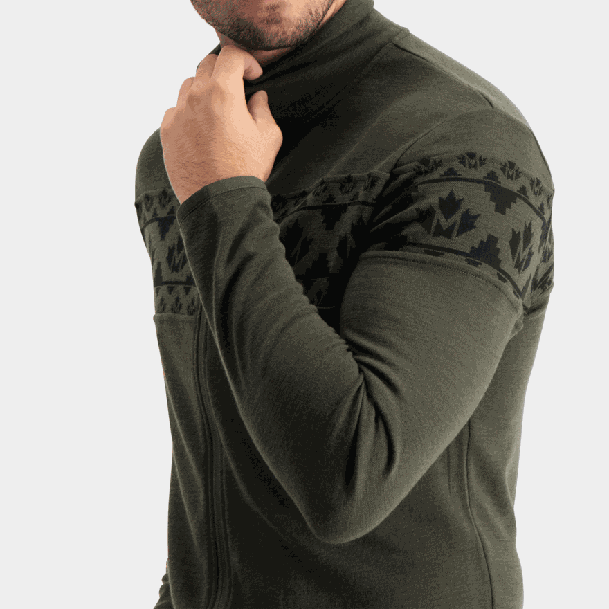 Yukon 2-layer Wool Jacket, ullunderplagg, jacka - full image 3