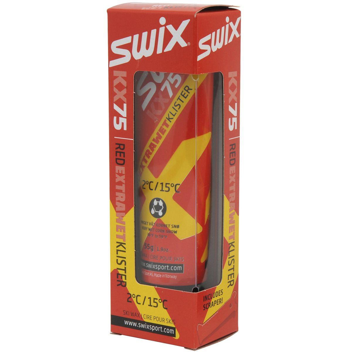 Klister KX75 Red Extra Wet 2C/15C 25/26, våtsnöklister - full image 3