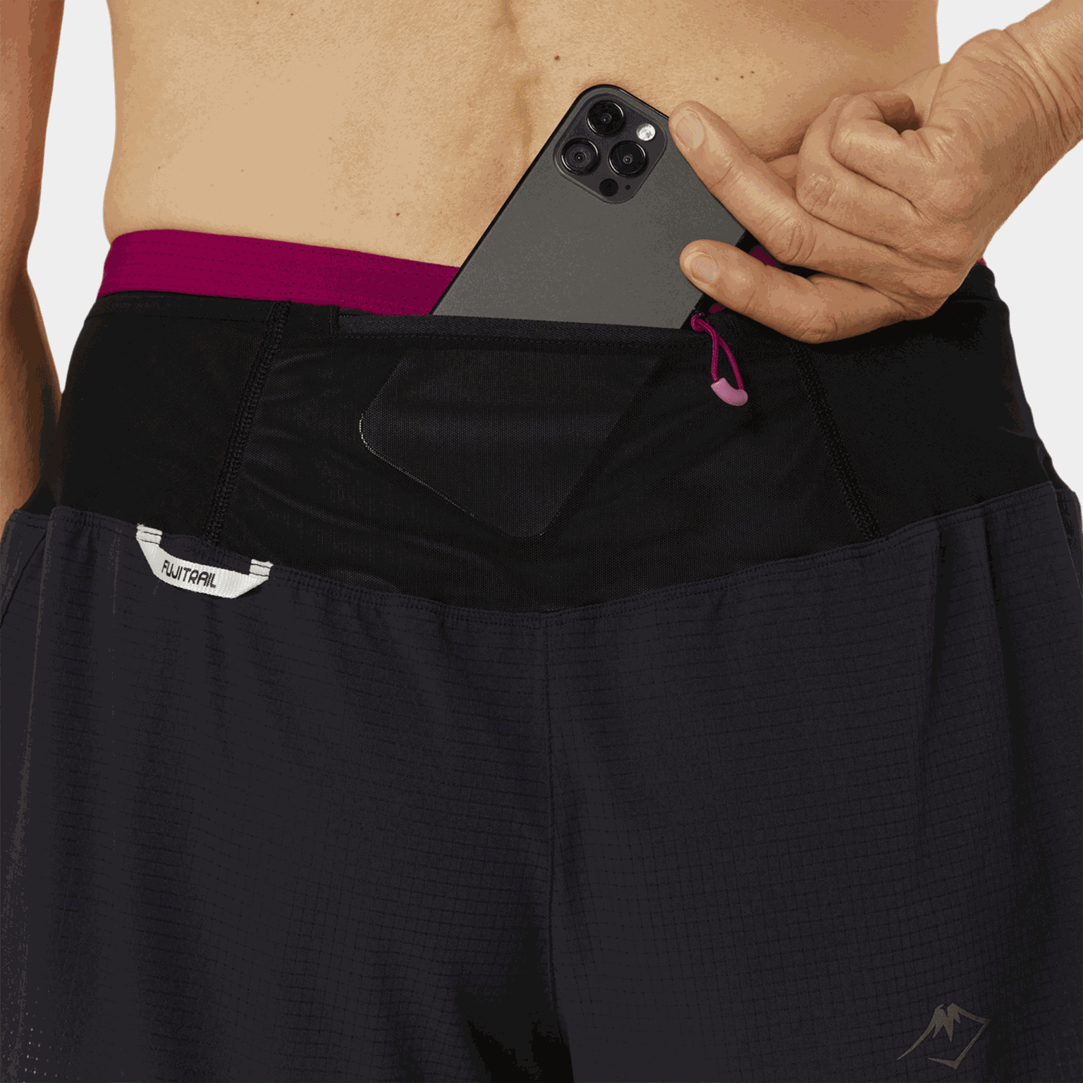 Fujitrail 2-N-1 Short, löparshorts med innershorts, dam - full image 4