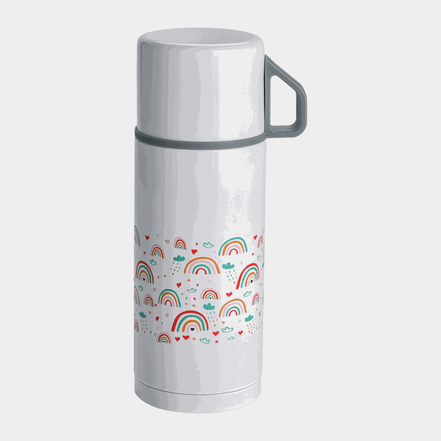 350ML Thermos NEW green lion, termos - full image 1