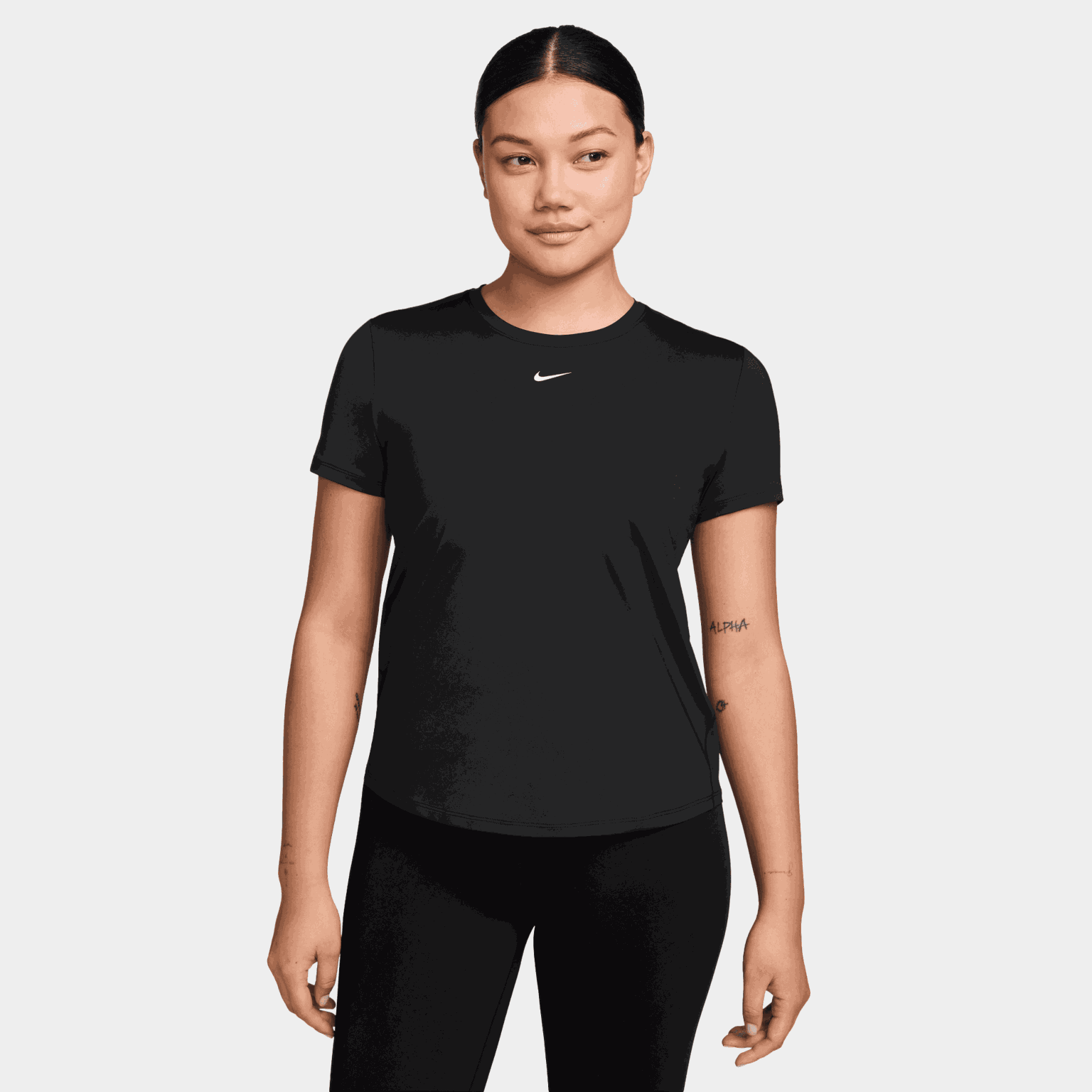 One Fitted Dri-FIT Short Sleeve Top, t-shirt, dam - full image 2
