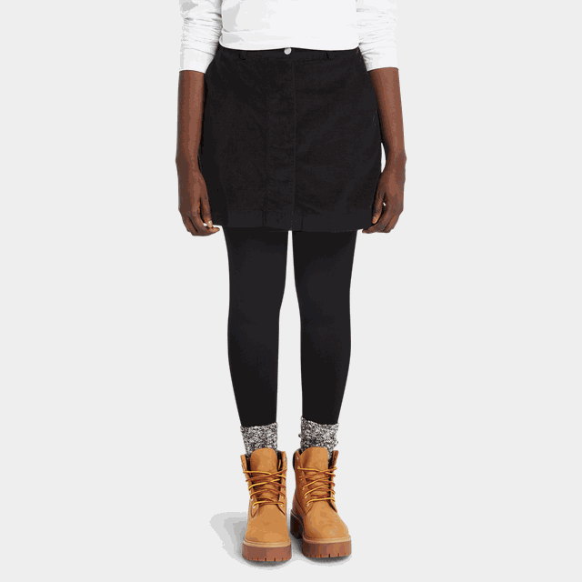 Needle Corduroy Skirt, kjol, dam - Fritidsshorts