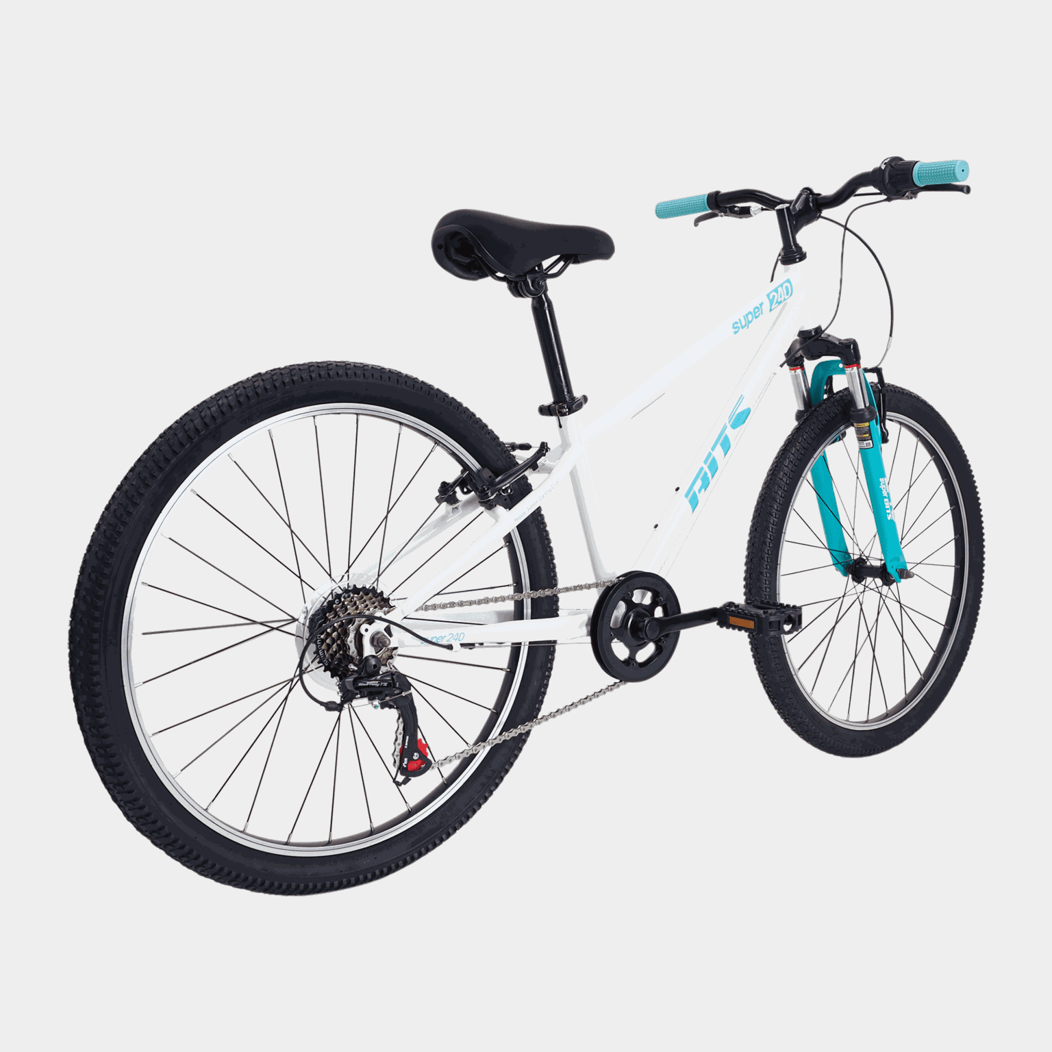 Super 240 EU WHITE 25, mountainbike, 8–12 år - full image 3