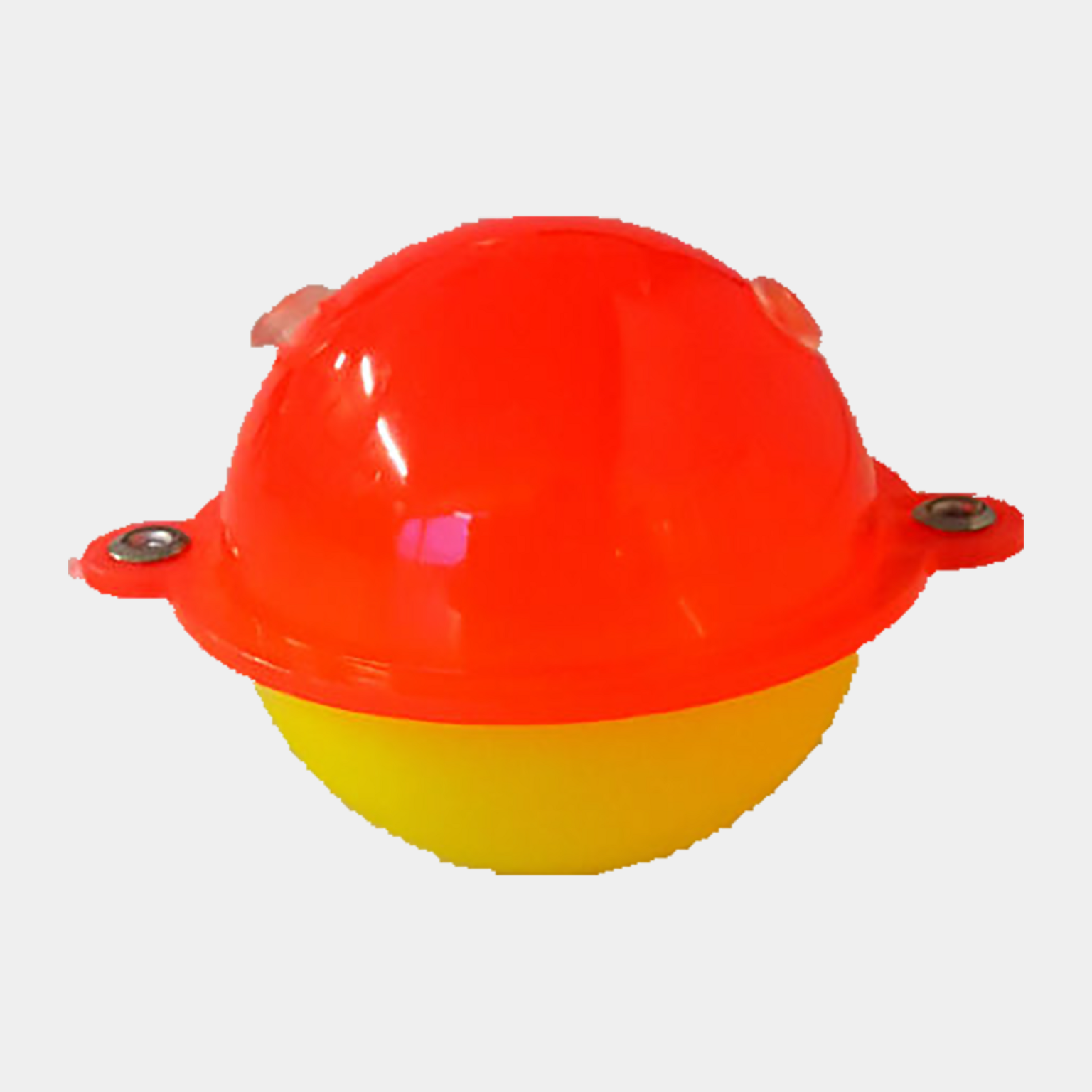 Round 30mm 2-p Yellow/Round, plastkula - full image 1