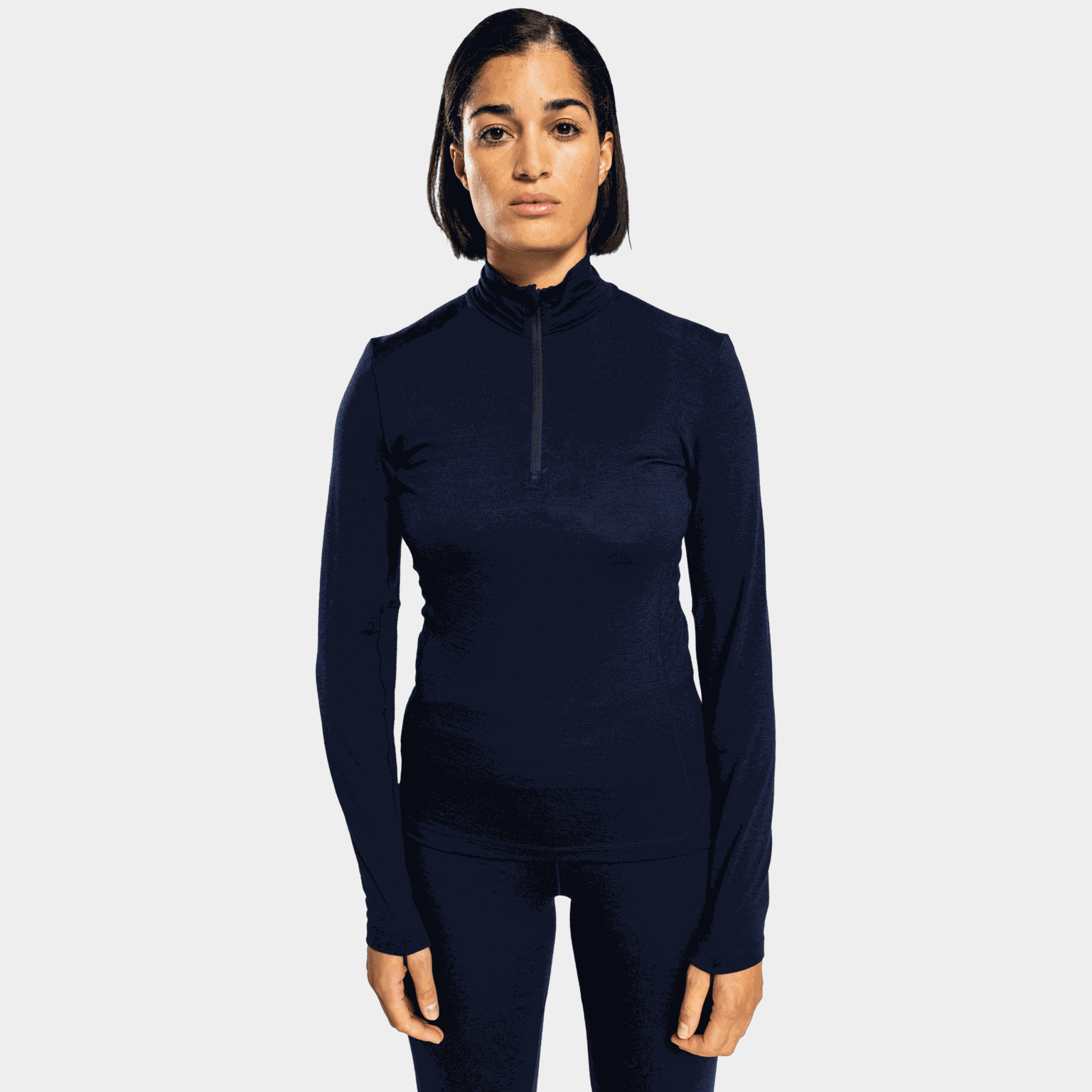 Hero Half Zip, ulltröja, dam - Överdelar Ull Dam