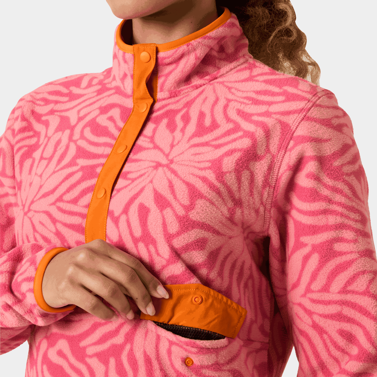 MARIDALEN PRINTED FLEECE, fleecetröja, dam - full image 3