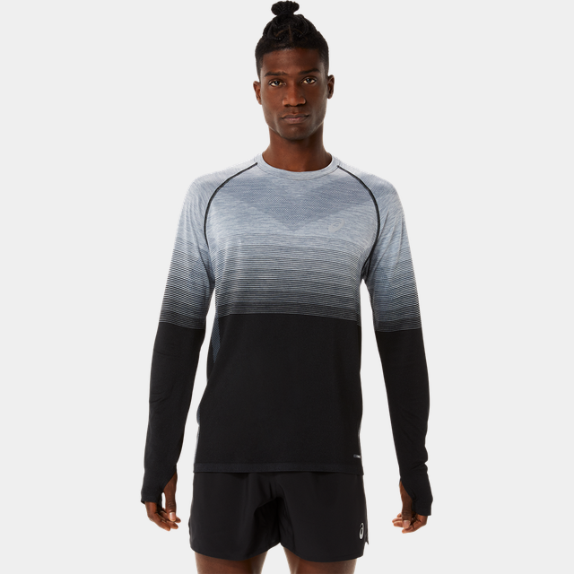 Seamless Long Sleeve Top, löpartröja herr - Träningströjor