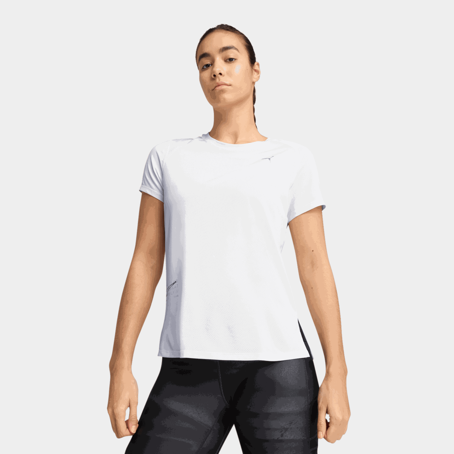 RUN GRAPHIC MESH TEE?, träningströja, dam - full image 1