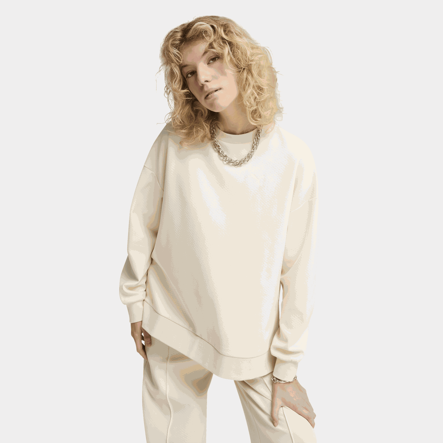 Wardrobe ESS Oversized Crew DK tröja dam - full image 1