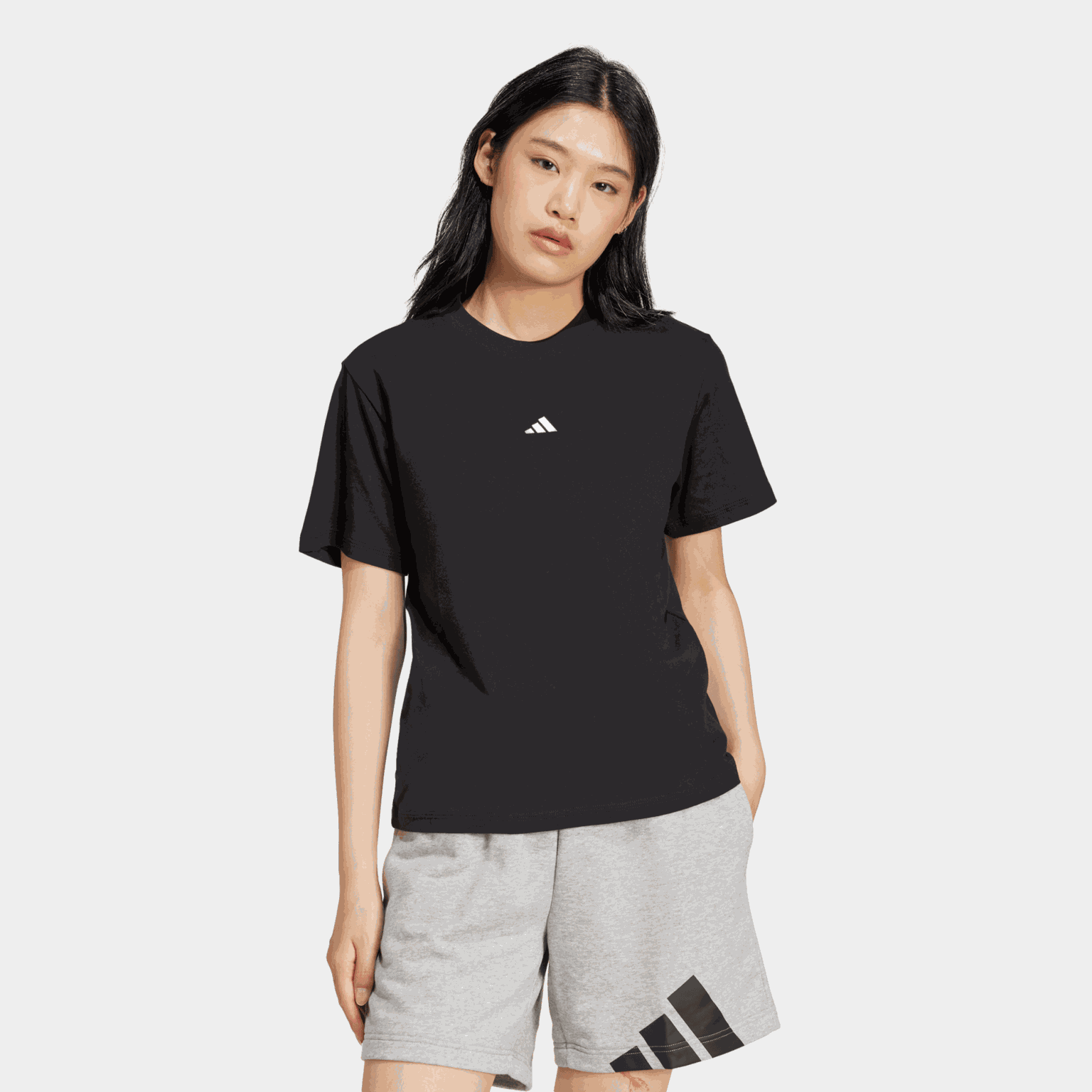 Essentials Small Logo Cotton T-Shirt, t-shirt, dam - full image 1