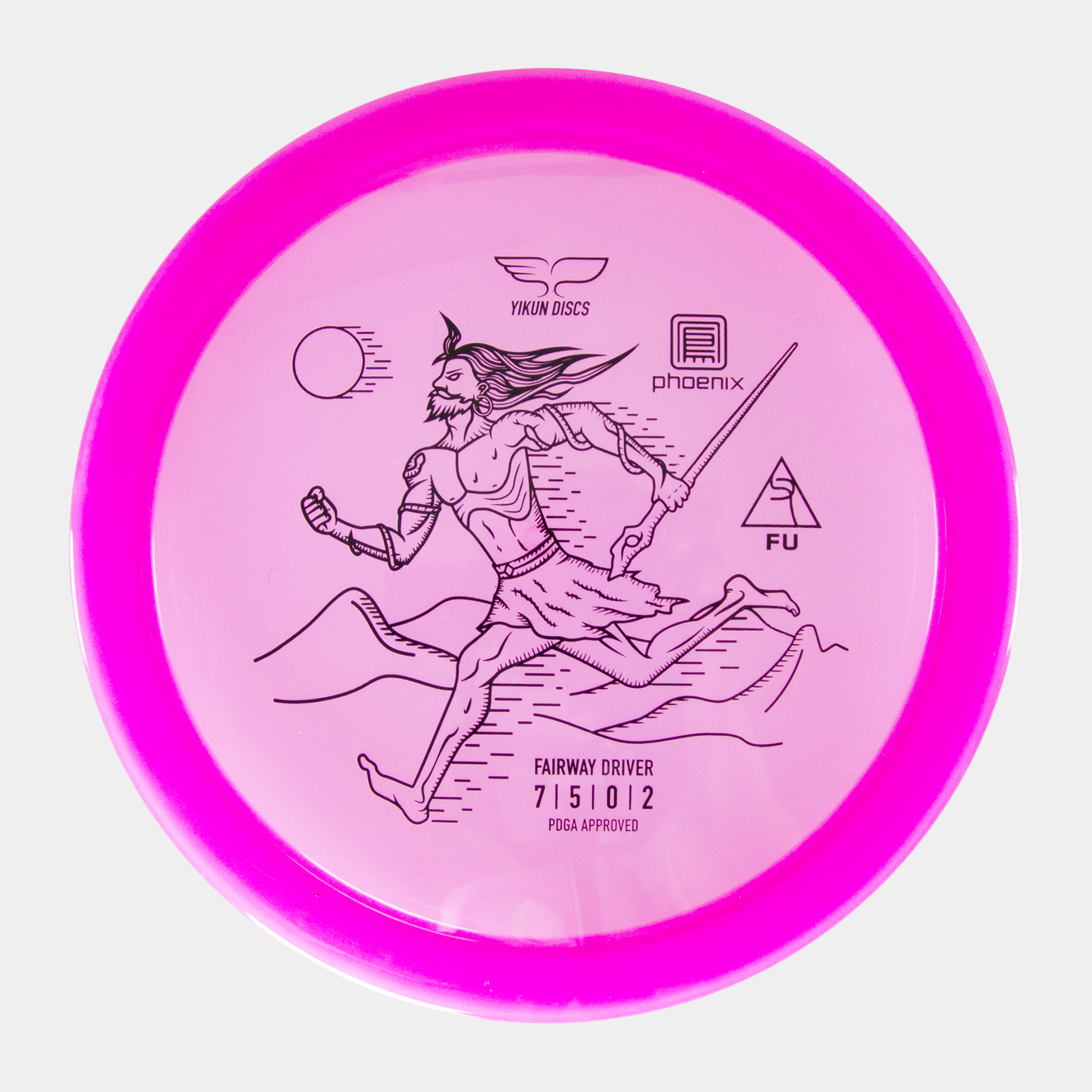 Phoenix Driver FU, 170-175g Pink, driver frisbeegolf - Driver
