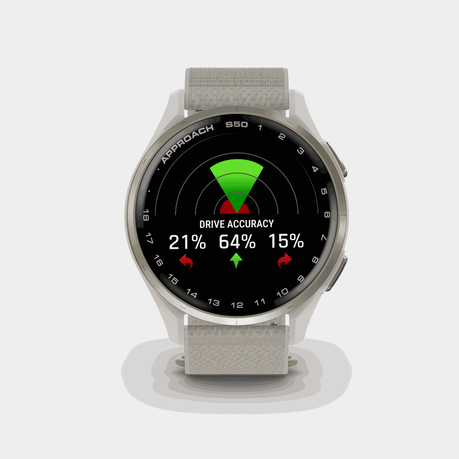 Approach S50, 43 mm, Golf GPS, golfklocka - full image 1