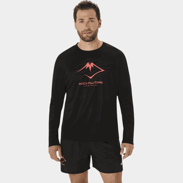Fujitrail Logo Long Sleeve Top, träningströja herr - Träningströjor