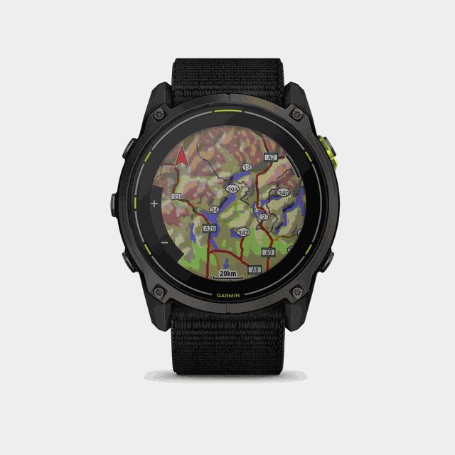 Enduro 3 – mm, Solar, Sapphire, Carbon Gray DLC Ti, ultrafit Nylon Strap, smartklocka - Pulsklocka