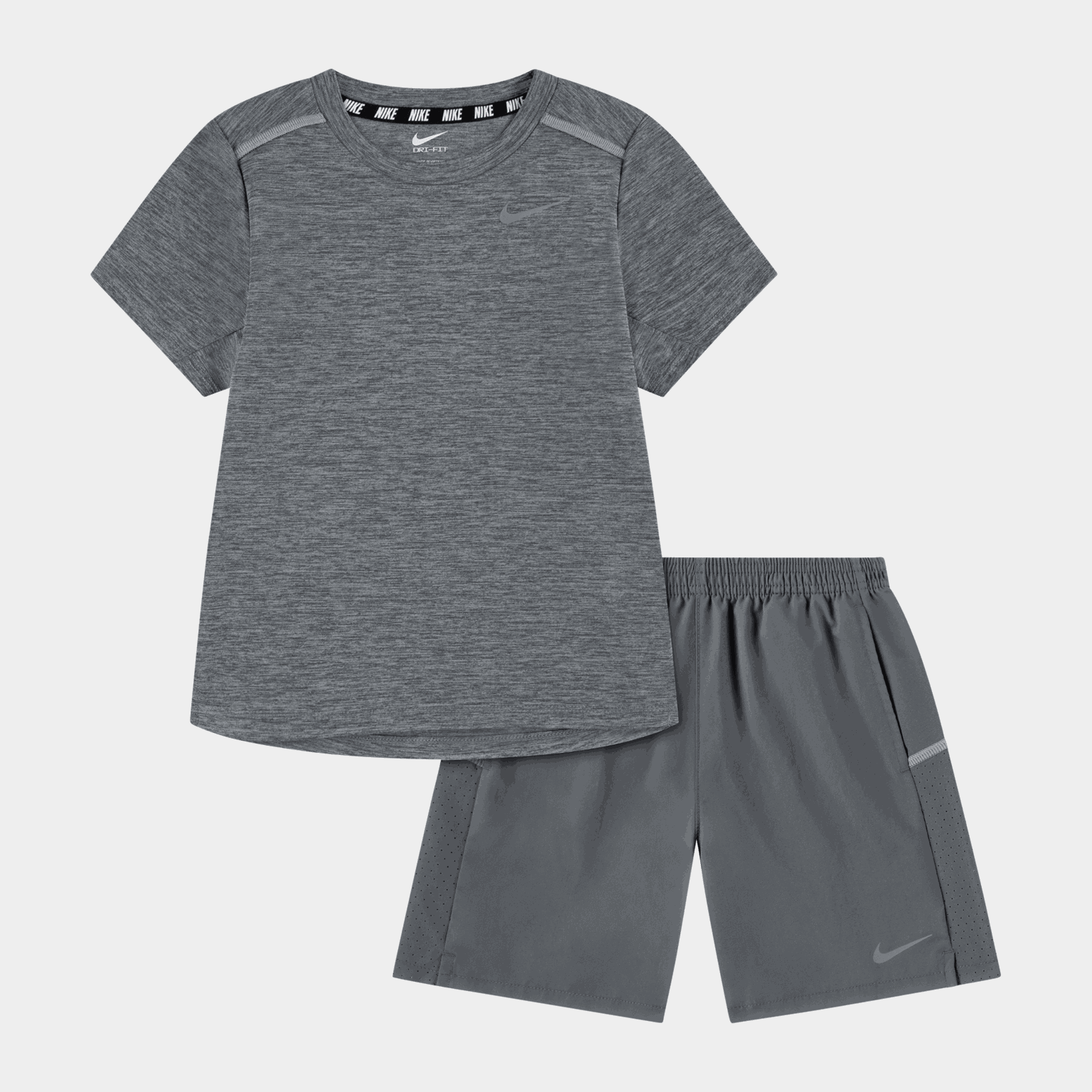NKB NK DF MILER SS TOP SHORT, t-shirt och shorts, barn, junior - Träningsshorts