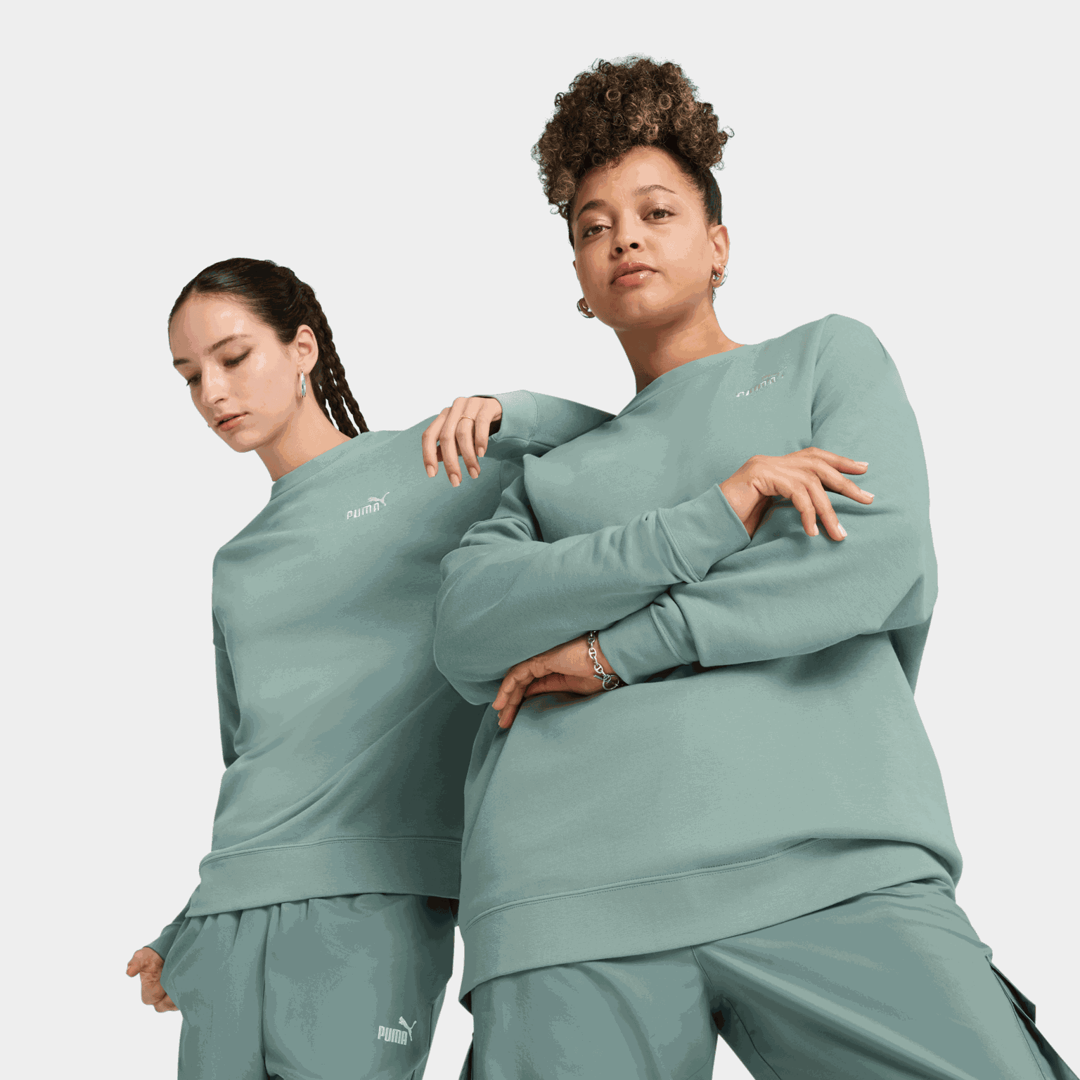 ESS Small No. 1 Logo Relaxed Crew, tröja, dam - full image 1