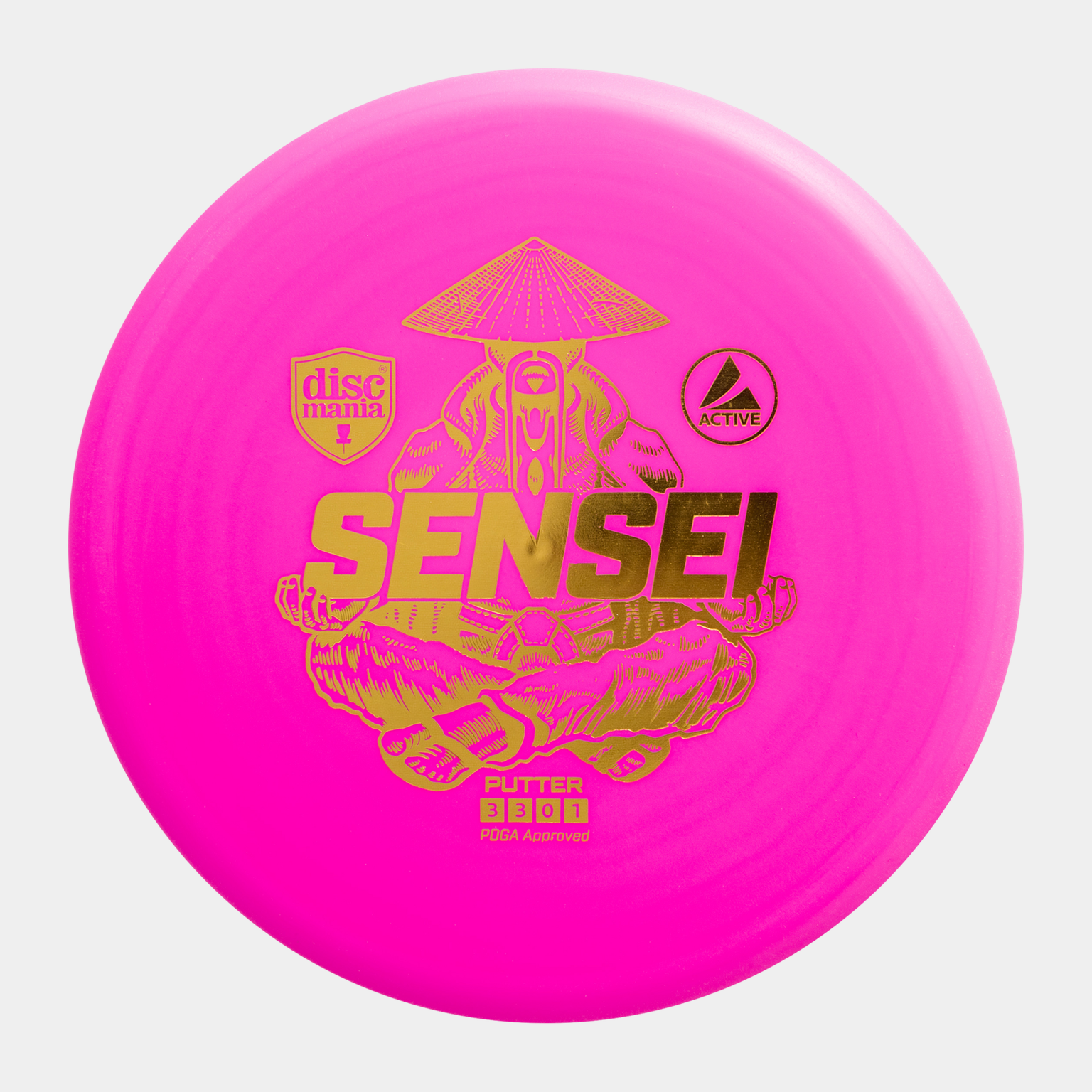 Active Putter Sensei Pink, putter frisbeegolf - Putter - Rosa | XXL