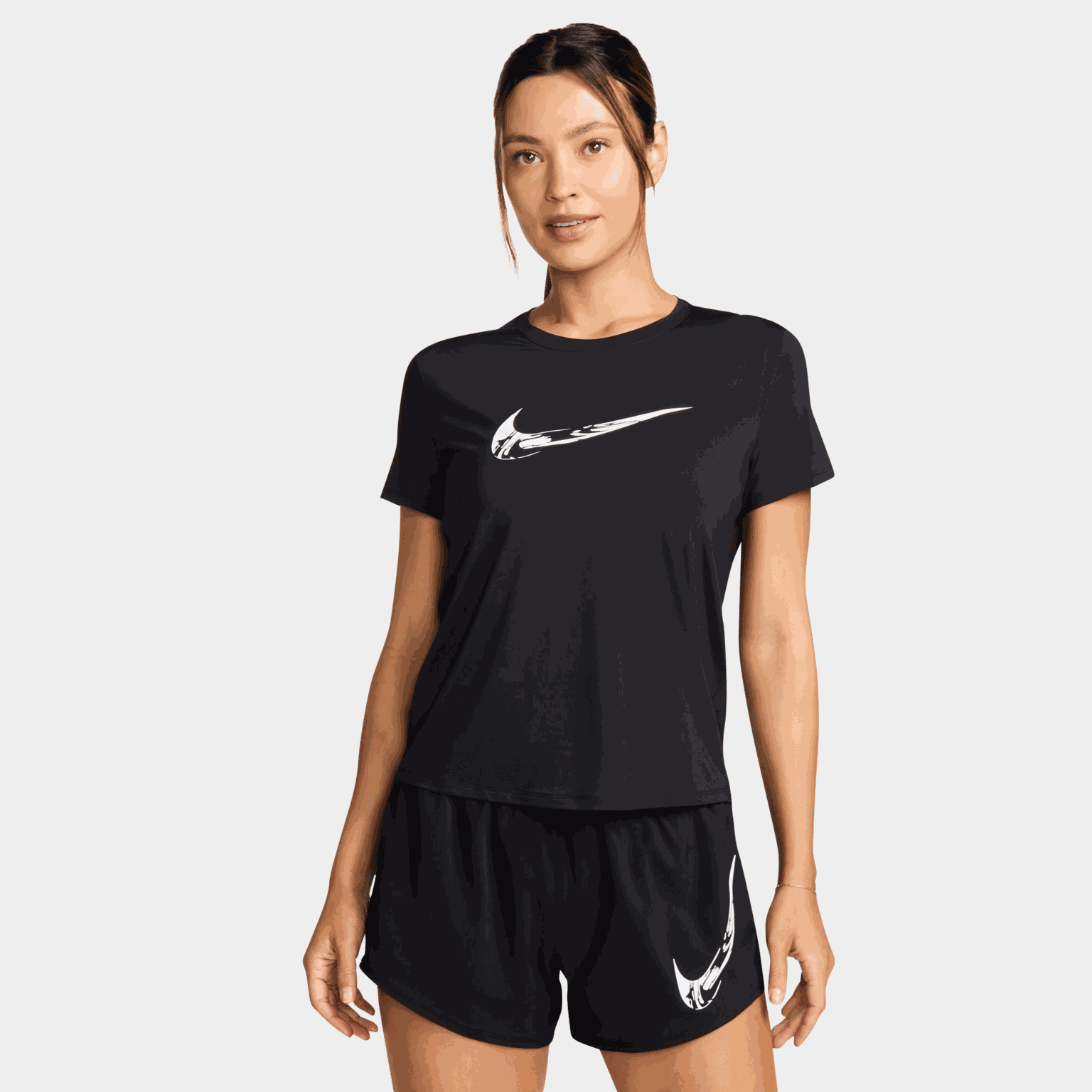 One Swoosh Hyperbright Dri-FIT Short Sleeve Top, träningströja, dam - full image 1