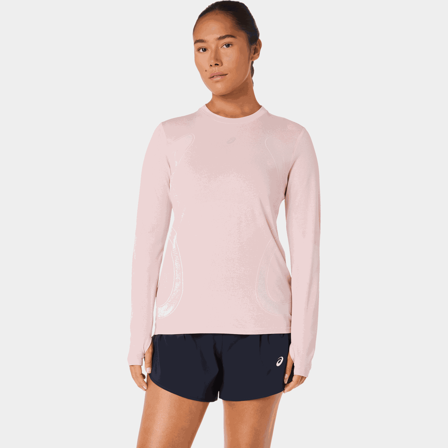 Road Seamless Long Sleeve Top, träningströja, dam - full image 1