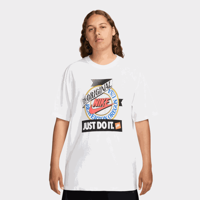 U Nsw Tee M90 Test Print, t-shirt, herr - Fritids-T-Shirt