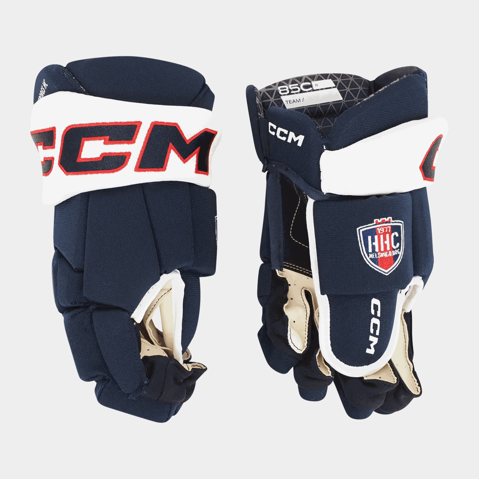 Hg85C - Helsingborgs HC, hockeyhandskar - full image 2