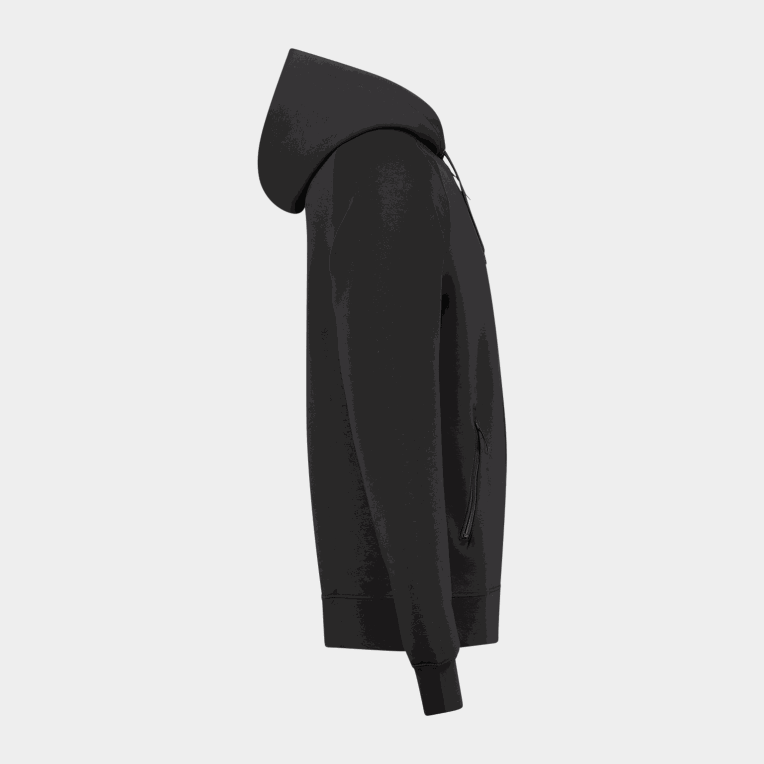 Cotton Tech Zip Hood - full image 2