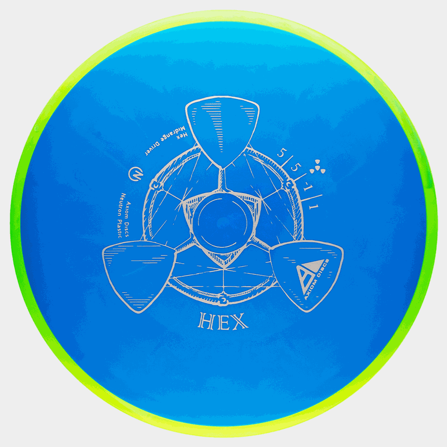 Neutron Midrange Hex (170-175g) - Assorted, midrange, frisbeegolf - full image 3