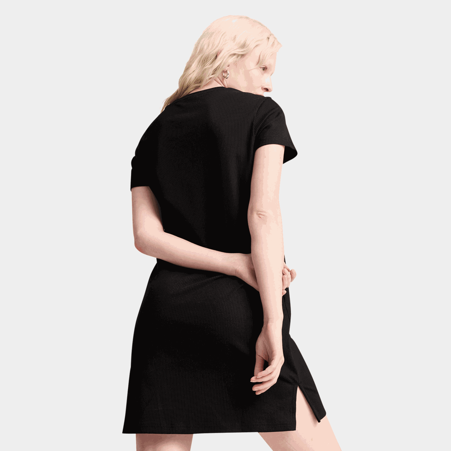 ESS ELEVATED Bodycon Rib Dress, t-shirt, klänning, dam - full image 2