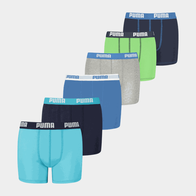 BOYS BASIC BOXER 6P ECOM, junior - Kalsonger