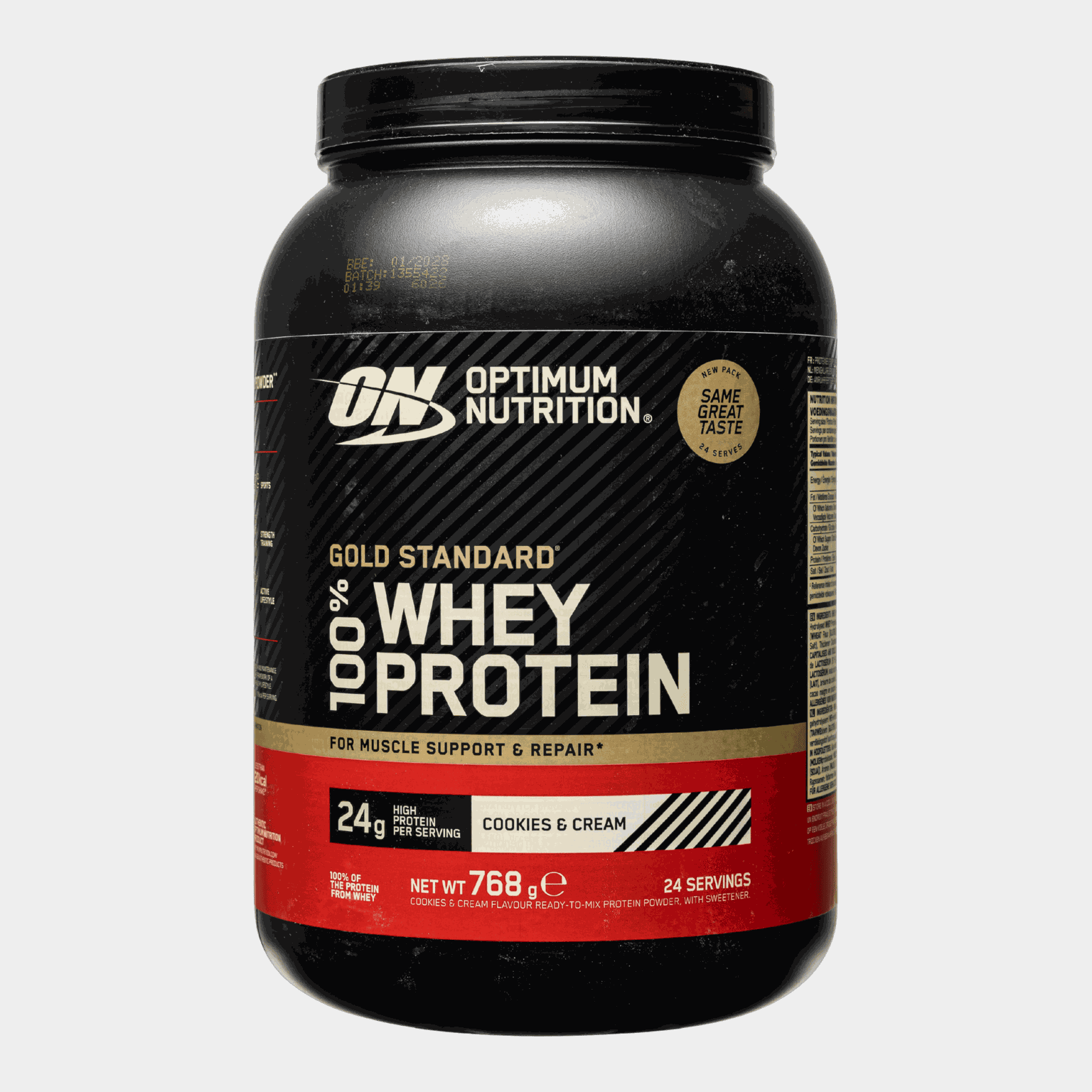 Gold Standard 100% Cookies & Cream 768g, proteinpulver - Vassle