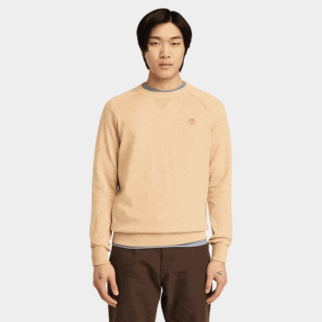 Raglan Sleeve Crew Neck, ulltröja, herr - Hoodtröjor