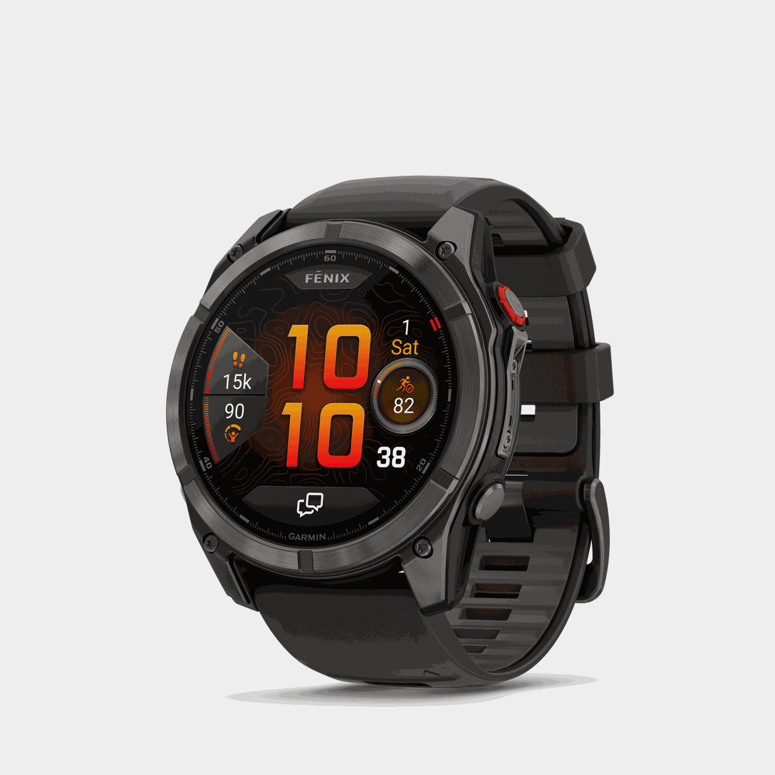 FENIX 8 Pro, LTE 51mm, Saph, Ti, Graphite, EMEA, multisportklocka, smartklocka - full image 2