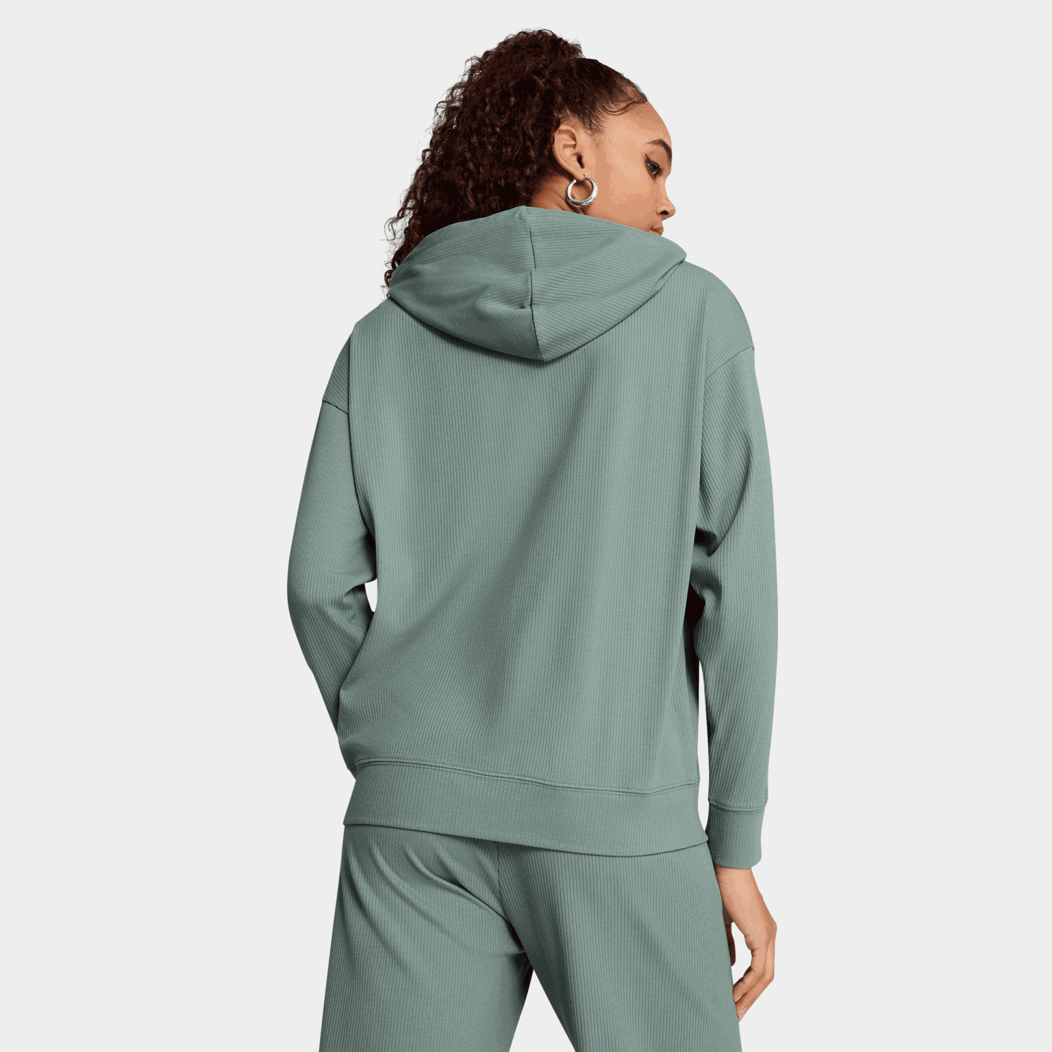 ESS Elevated Comfort Rib Hoodie, huvtröja, dam - full image 2
