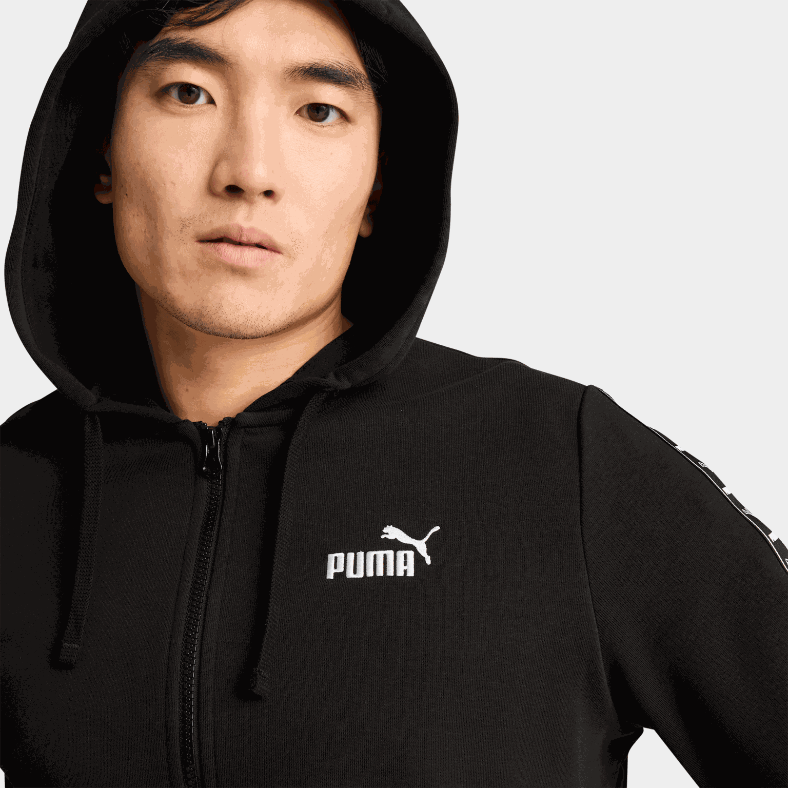 ESS Tape Full-Zip Hoodie, huvjacka, herr - full image 3