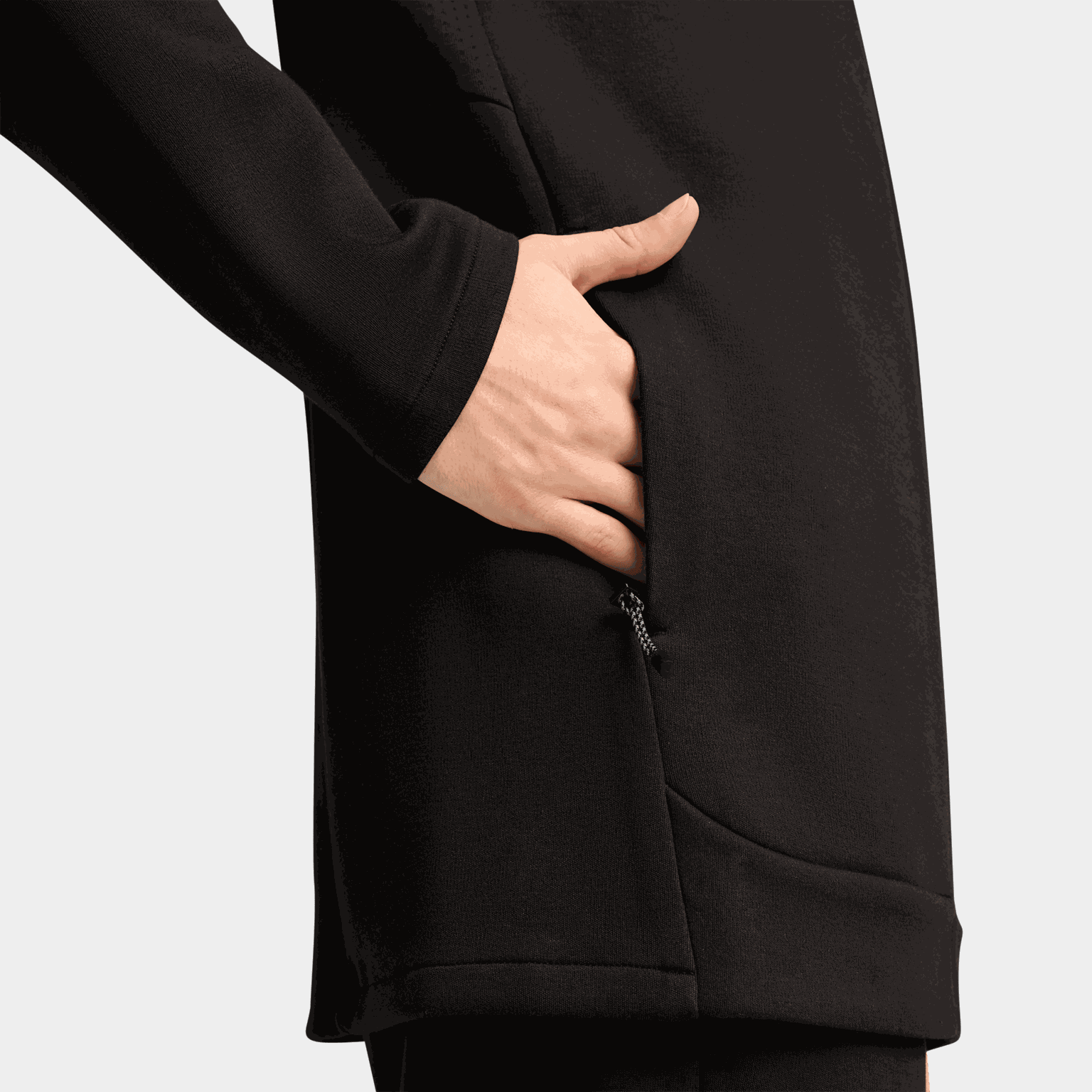 Evostripe Full-Zip Hoodie DK, huvjacka, herr - full image 4