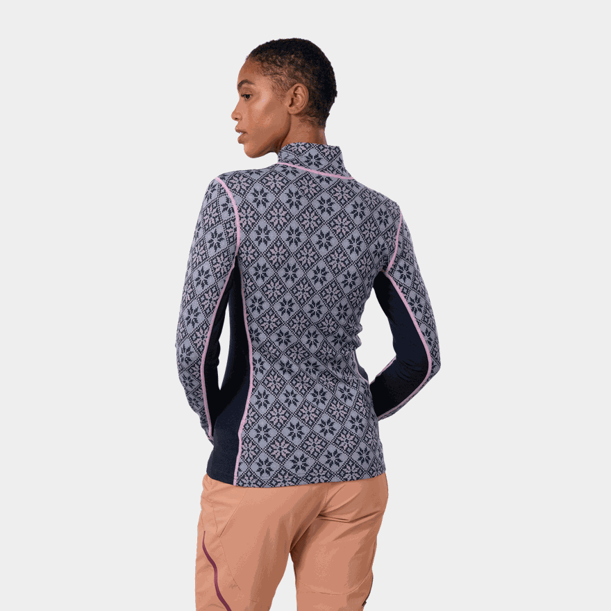 Rose Half Zip, ulltröja, dam - full image 2