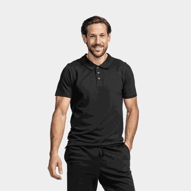 Essential Pique T-Shirt, pikétröja, herr - Pikeér