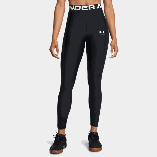 HeatGear Rib Legging, träningshorts, dam - Träningstights