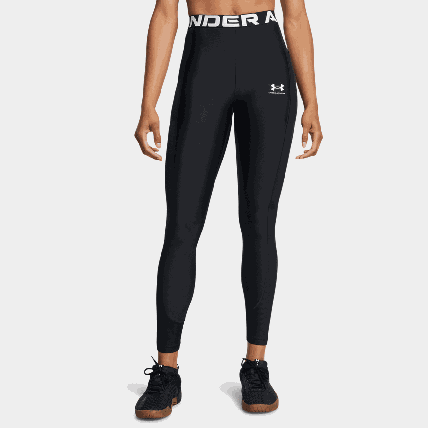 HeatGear Rib Legging, träningshorts, dam - full image 1