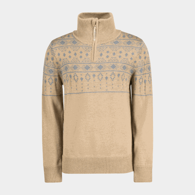 Fennoscandia Wool Zip Sweater - Ulltröjor