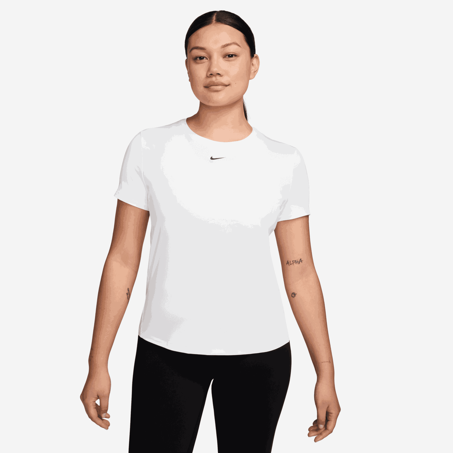One Fitted Dri-FIT Short Sleeve Top, t-shirt, dam - full image 1