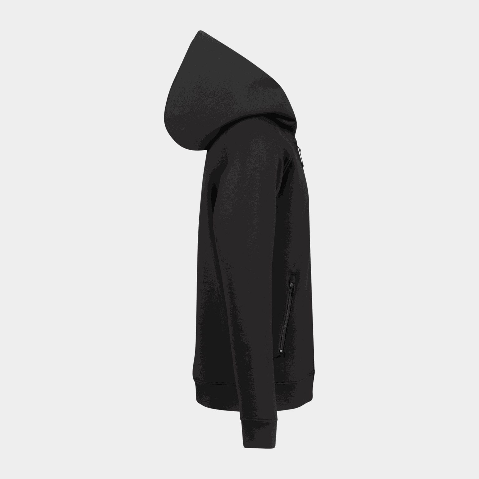 Cotton Tech Zip Hood - full image 3