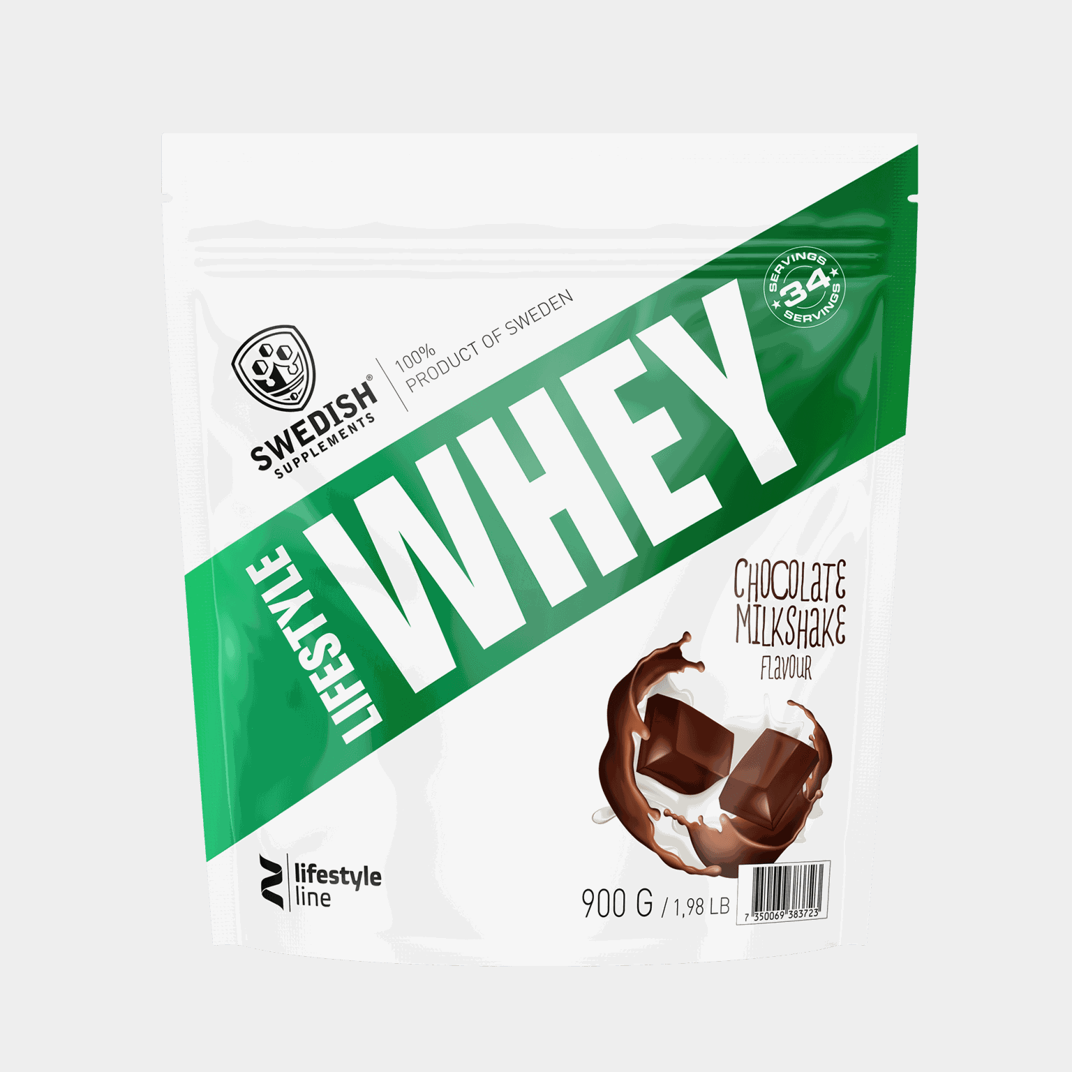 Lifestyle Whey 900g (Chocolate Milkshake), proteinpulver - full image 2