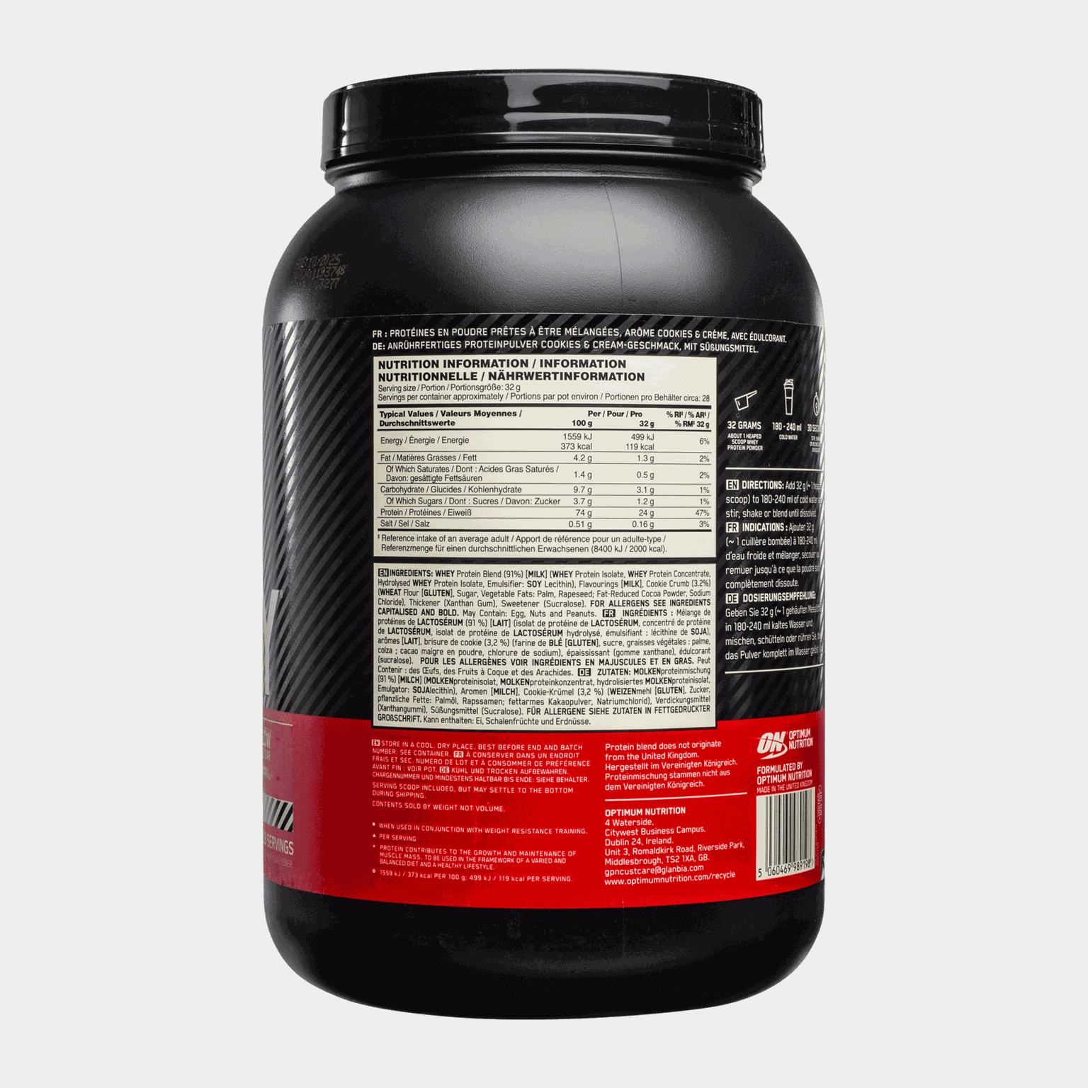 100 % Whey Gold Standard 908 g, proteinpulver - full image 2