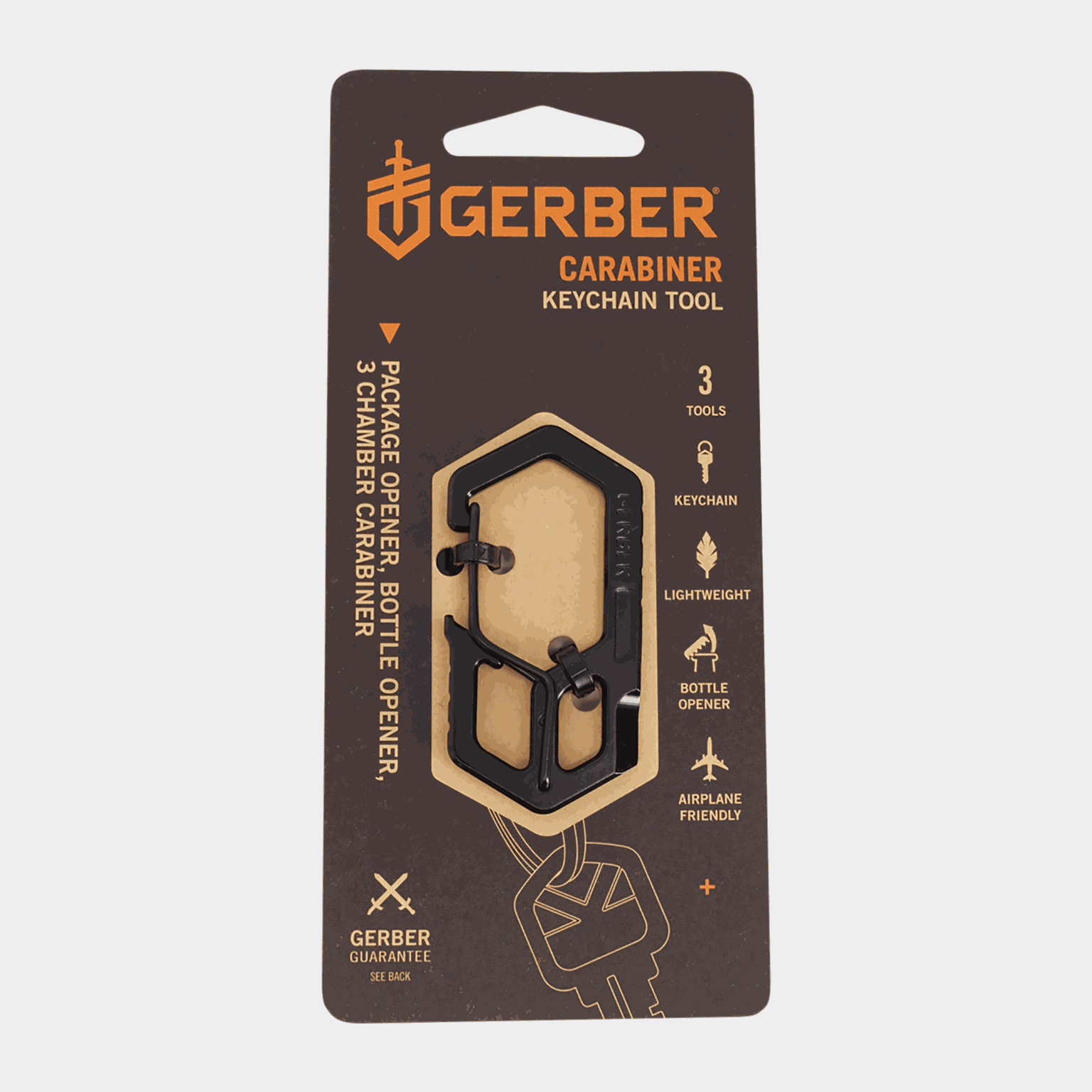 Keychain Carabiner, karbinhake-multiverktyg - full image 2