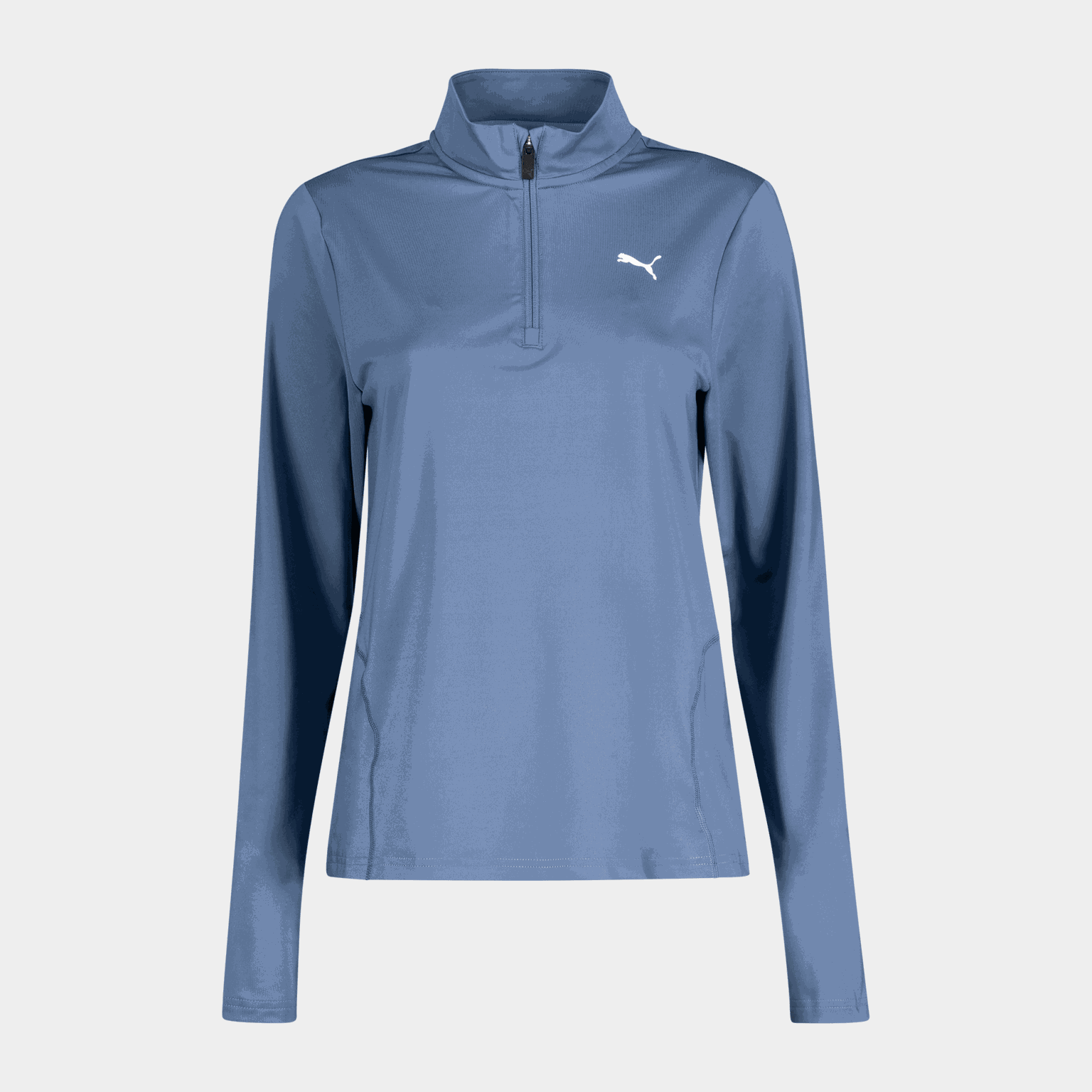Running ¼ Zip Long Sleeve Tee, träningströja, dam - full image 1
